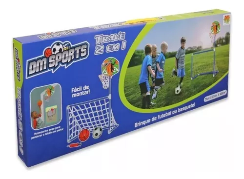 Kit Futebol Infantil Trave Gol Bola Bomba Brinquedo - Compre Agora