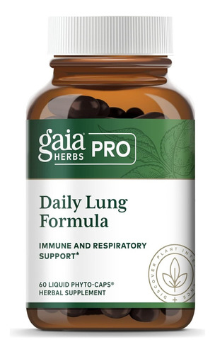 Fórmula Pulmonar Diaria Gaia Herbs Pro 60 Fitocapsulas