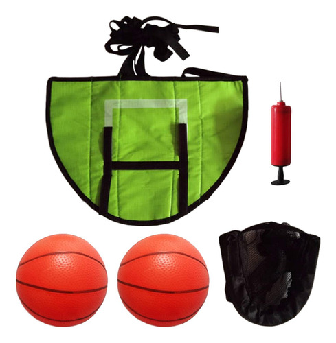 Mini Aro De Baloncesto Para Accesorio De Con 2 Bolas