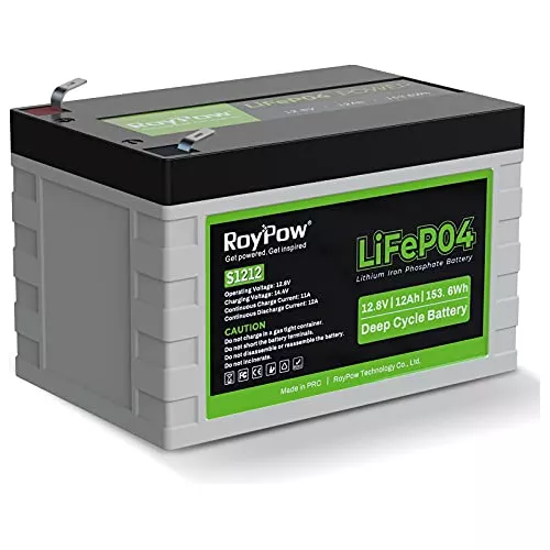 Batería LiFePO4 de hierro de litio de 12V de ciclo profundo