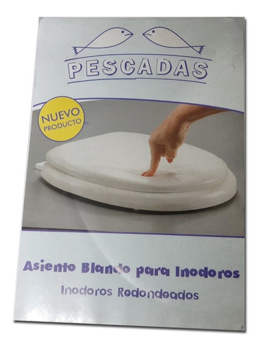 Asiento De Inodoro Blando Redondo Herraje Plastico