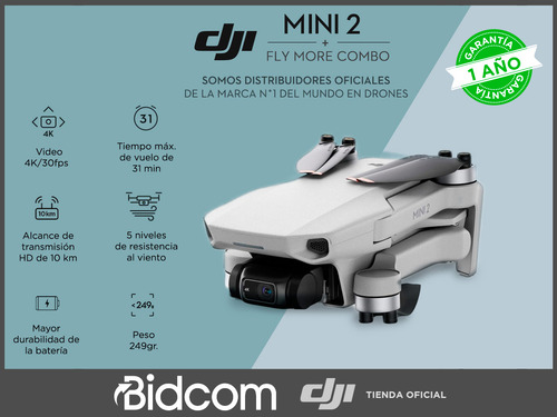 Drone Profesional Dji Mavic Mini 2 Fly More Combo Oficial