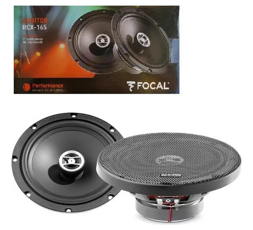 Paquete 4 Bocinas Focal Auditor Rcx-165psi 6.5 375w 2 Vías Color Negro