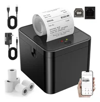 Comprar Impresora Térmica Ticket Recibos 58mm Bluetooth+usb +5 Rolls
