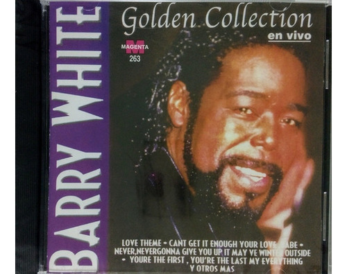 Barry White  Cd  Nuevo  Golden Collection En Vivo 