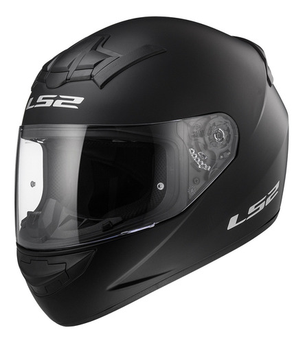 Casco Integral Moto Ls2 352 Rookie Brillo Negro Talle M 58