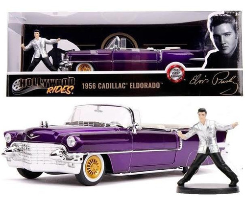 Elvis Y 1956 Cadillac Eldorado Escala 1:24