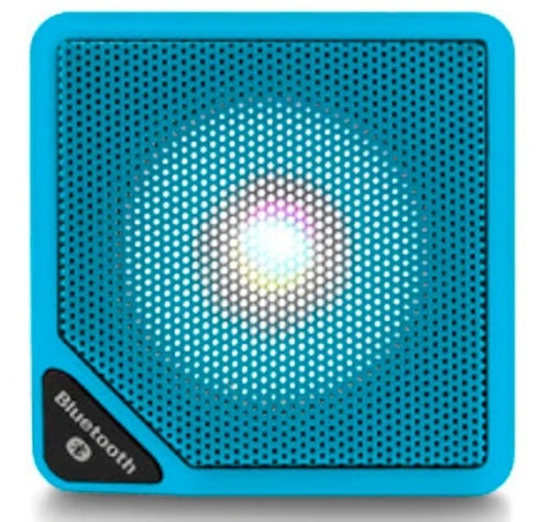 Caixa De Som Multilaser Smarto Go Preta Rosa Azul Bluetooth