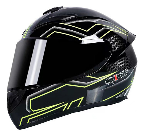 Casco De Seguridad. Casco De Moto Street Men Face Full &