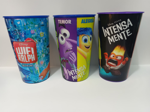 Vasos Cinepolis Intensamente, Minions, Wifi Ralhp, Trolls (Usado)