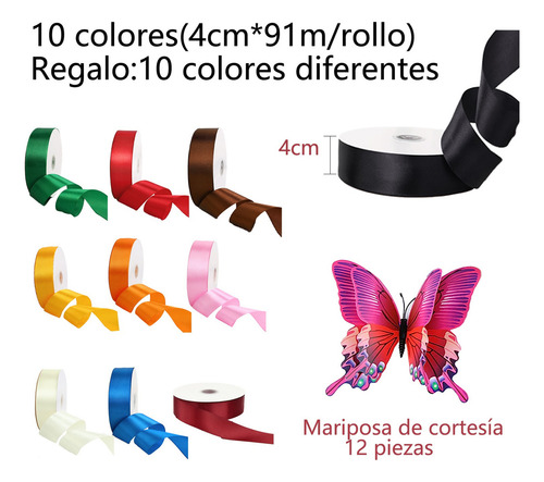 Listón Satinado 4 Cm Decoracion Popotillo Colores Listón 91m Color Negro Rollo De Liston Satinado Negro Rollo De Liston Satinado