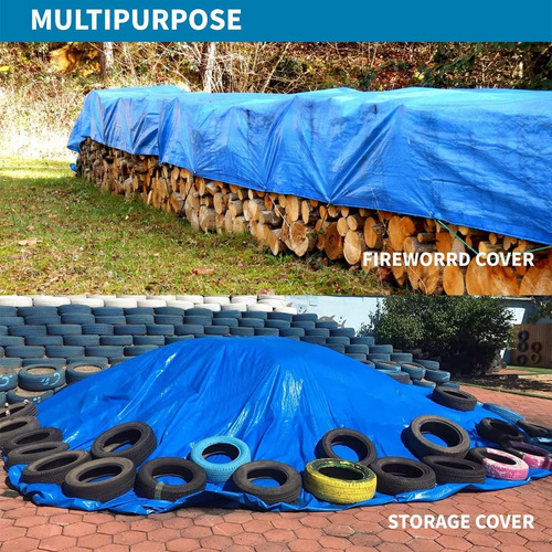 Lona Carpa Multiusos Impermeable Carga 6x8 Metros
