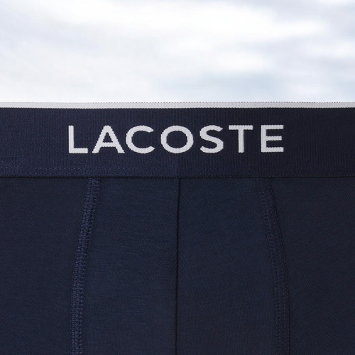 Pack 3 Boxers Lacoste Underwear Boxer Brief Para Hombre