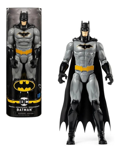 Batman Gris 30cm Con 11 Articulaciones Dc Comics Mundotoys