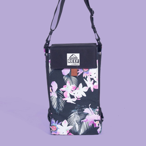 Bolso Matero Chilly By Reef Diseño Hibiscus Purple