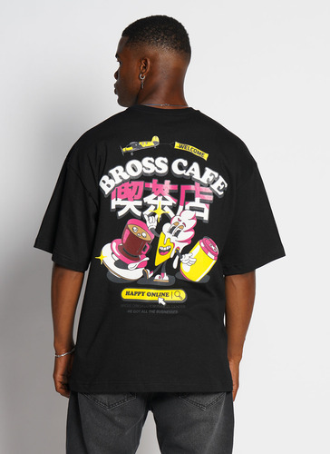 Remera Bross Oversize Cafe