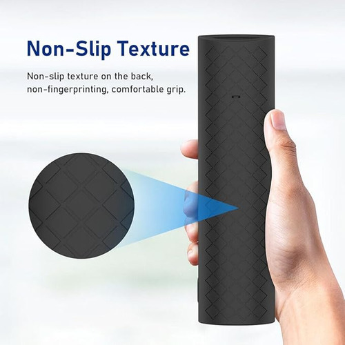 Funda De Silicona Para Control Remoto De Voz Hisense Erf3a90 Compatible Con Hisense U7g U9g U8 Series 4k Uled Cubierta De Silicona Remota Negro Y Azul 2 Piezas