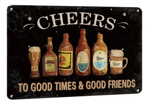 comprar Vintage Bar Sign, S L Tin Sign Decoración De Pared Par...