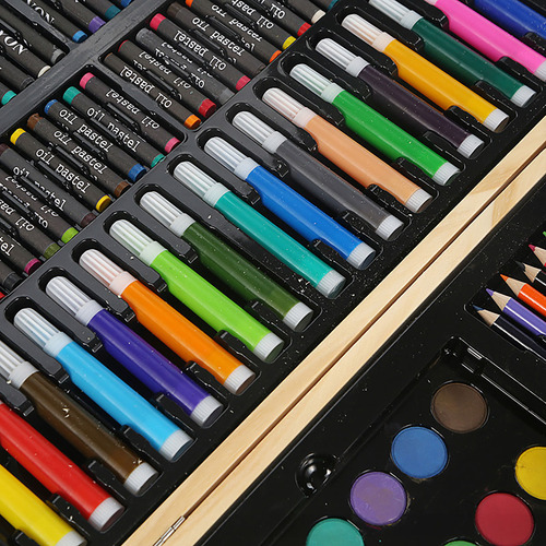 Juego De Pintura Y Colores De 180 Pzs Para Niños Regalo