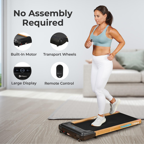 Lifepro Small Walking Pad Treadmill Adjustable Incline To