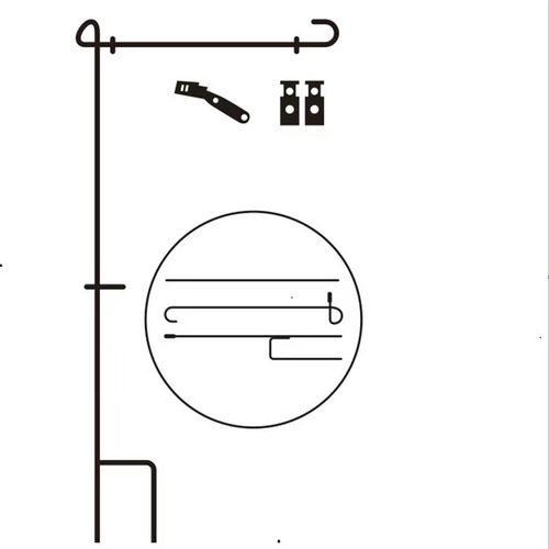 Soporte Para Bandera De Jardín, Soporte Para Bandera,