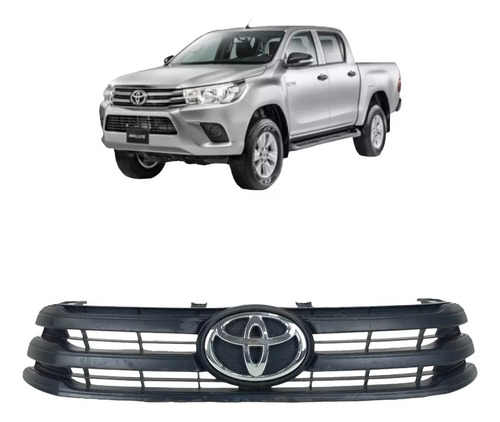 Parrilla Grilla Frontal Toyota Hilux Nueva Original 2016-18 