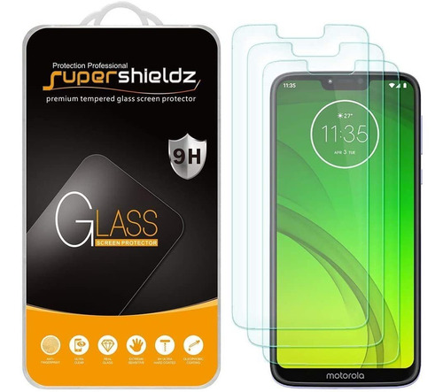 Protector De Pantalla Para Moto G7 Optimo Maxx Sin Burbujas