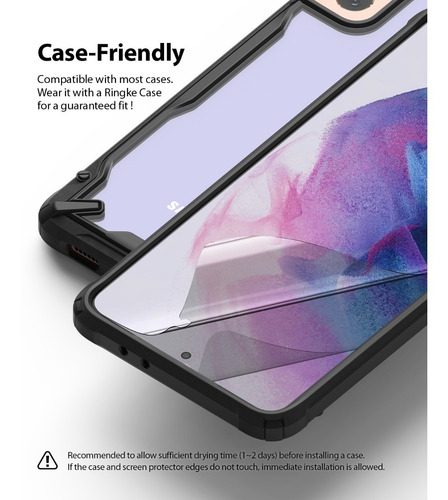 Imagen 8 de 10 de Film Easy Flex S21 Samsung Galaxy Ringke Original Pack X2