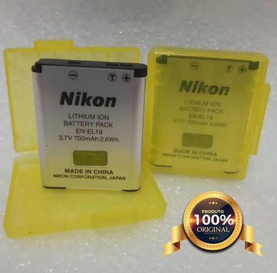 Bateria Nikon En El19 Coolpix 3 7v 700mah 2 6wh Mercado Livre