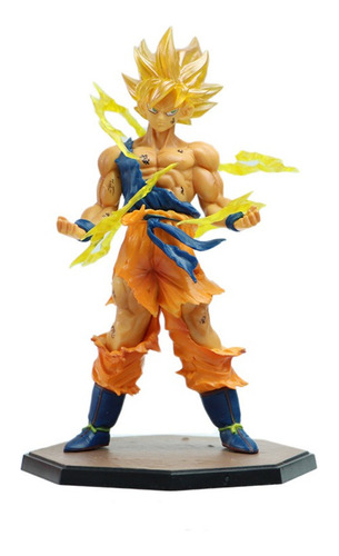 Dragon Ball Z Goku Figura De Colección Super Sayayin Esferas