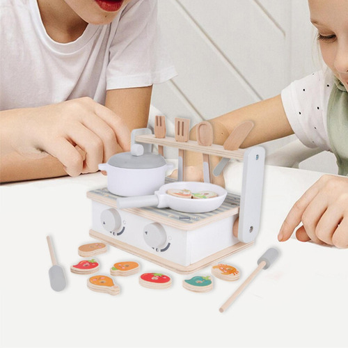 Cozinha De Brinquedo De Madeira, Mini Cozinha E