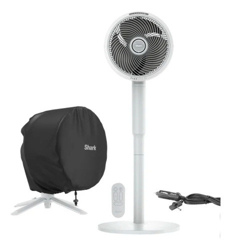Ventilador Shark Flexbreeze Portable Con Pedestal 11.913 Cm Blanco Negro Plástico 3