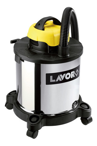 Aspiradora Ind Lavor 20lts 1400w A,inox Polvo Y Liquido Color cromado