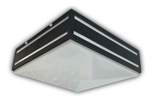 Imagem 5 de 8 de Luminária Plafon Madeira Ilhota Ddek Dses 40 Cm