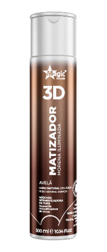 Gloss Matizador 3d Morena Iluminada Avelã Magic Color 300ml