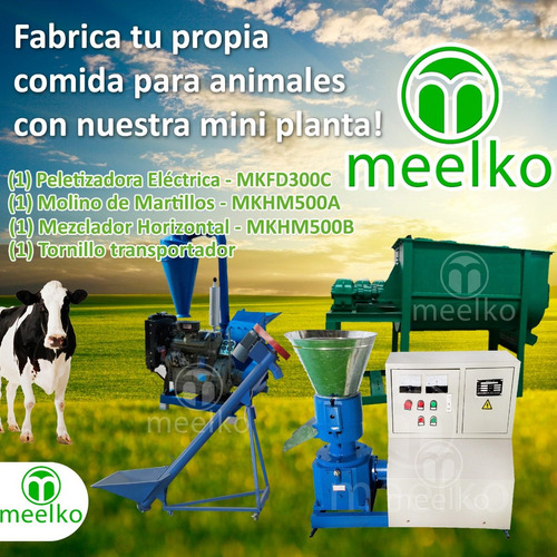 Mini Planta Alimento De Vaca-combo(300c/500a/mkls 2-2/500b)