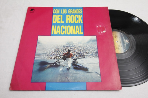 Vinilo Con Los Grandes Del Rock Nacional 1987 Pappo Charly 