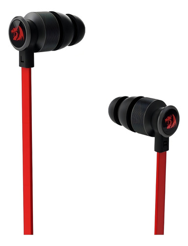 Auriculares In Ear Redragon Thunder Pro E200 Celular Gamer Color Negro