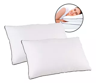 Set 2 Almohadas Ultra Suaves Anti-bacterial Transpirables