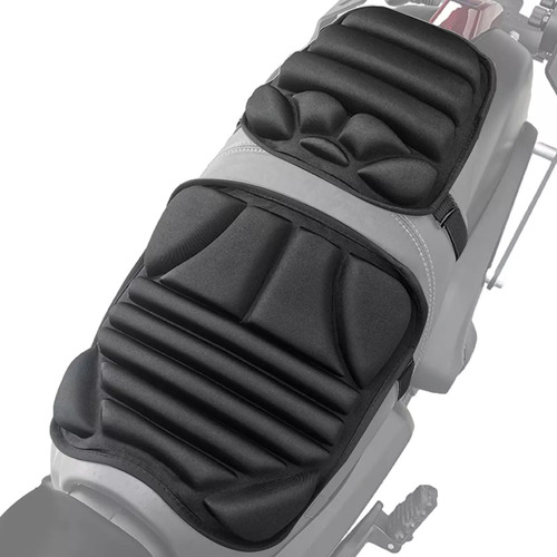 Cojín Para Pasajero De Motocicleta Con 2 Almohadillas De Gel