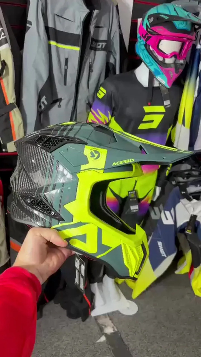 Capacete Acerbis Airstrike Full Carbon 2026 Cores