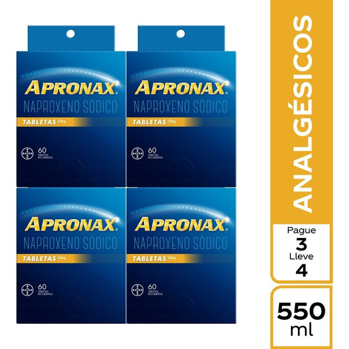 Apronax Alivio Del Dolor 3 Lleve - Unidad a $136377