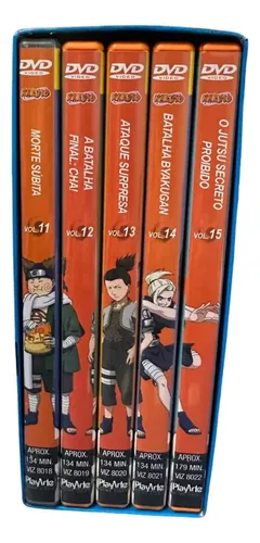 Dvd - Box Naruto - 5 Discos - Seminovo | MercadoLivre