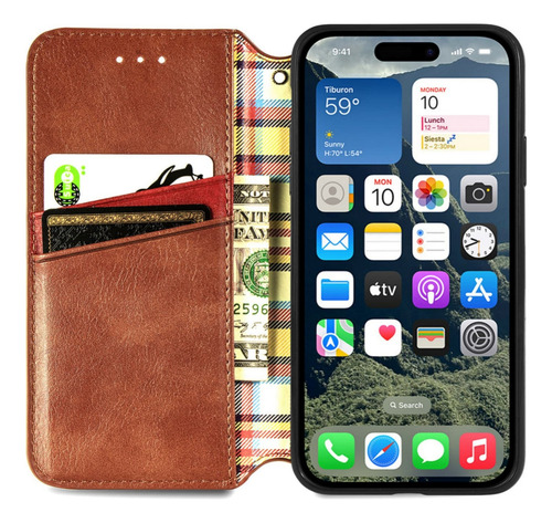 Funda De Piel Para Samsung A03 A13 A23 A33 A53 A73 A12 A22 A32 A52, Moderna Funda Magnética A Cuadros Con Ranura Para Tarjetas