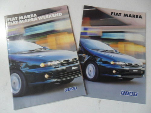 Lote 2 Folleto Catalogo Fiat Marea No Manual Antiguo