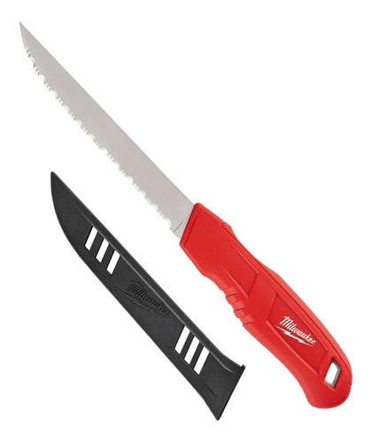 Cuchillo De Sierra Aislada Para Ductos Milwaukee 48-22-1922 Color Rojo