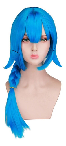 Lol League Of Legends Hero Jinx Hair Wig Peluca De Pelo