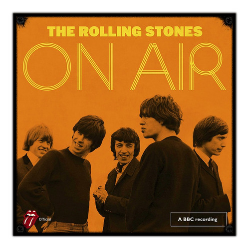 #47 - Cuadro Vintage 30 X 30 Cm / Rolling Stones / No Chapa