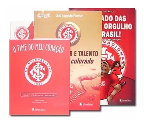 Kit 3 Livros S C Internacional C/ Marcador De Pagina