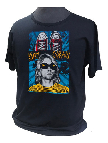 Remera Rock Nirvana Kurt Cobain